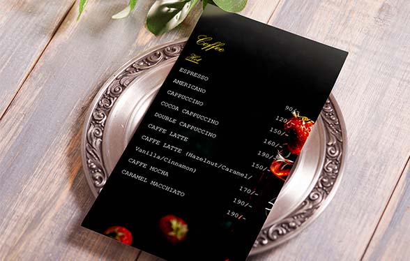 Menu Card